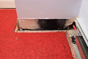 damaged flooring