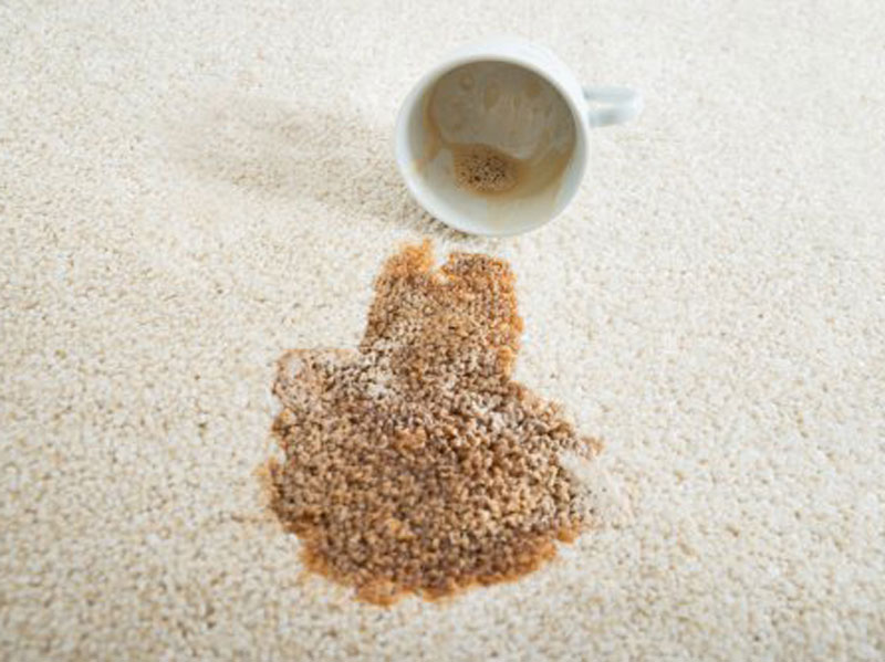 spoil coffee on the floor
