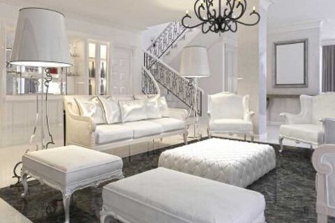 White sofaset